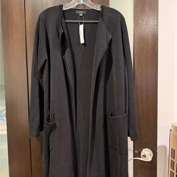 J. Crew Black Women's Cardigan Sweater/Blazer - Picture 3 of 9